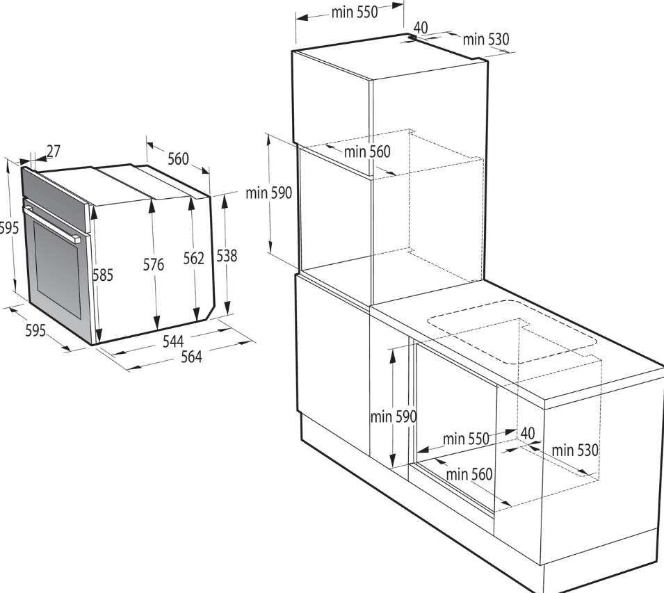738006 PEĆNICA GORENJE BSA 6737E15X