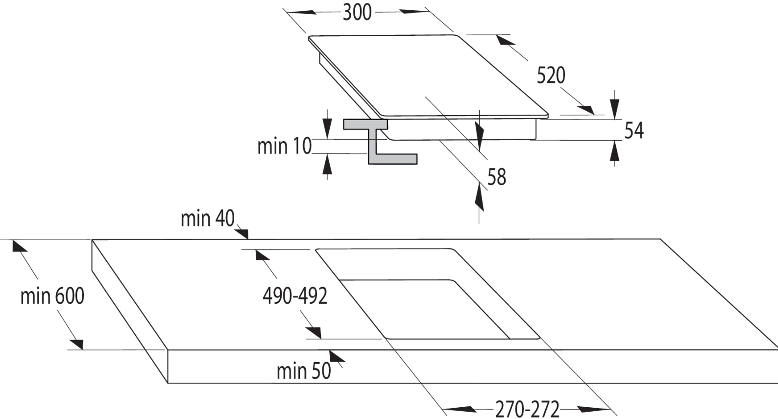 742462 UGRADBENA PLOČA GORENJE GI 3201BC