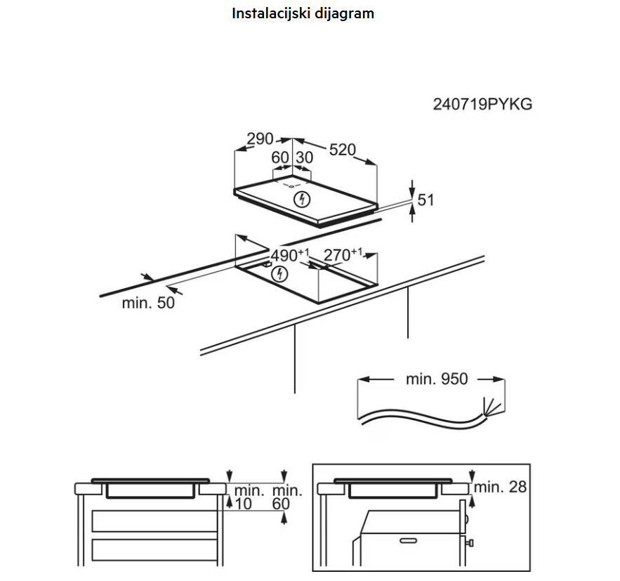 949492550 UGRADBENA PLOČA AEG IKB 32300CB