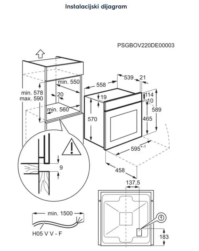 944068222 PEĆNICA ELECTROLUX EOF 5C50BZ