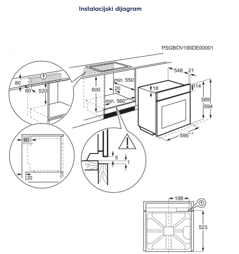 949494933 PEĆNICA ELECTROLUX LOC 9P3XZ