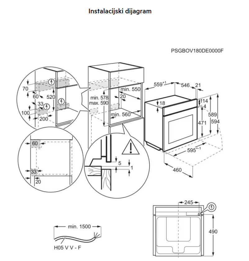944035051 PEĆNICA AEG TE7 PB63ZAB