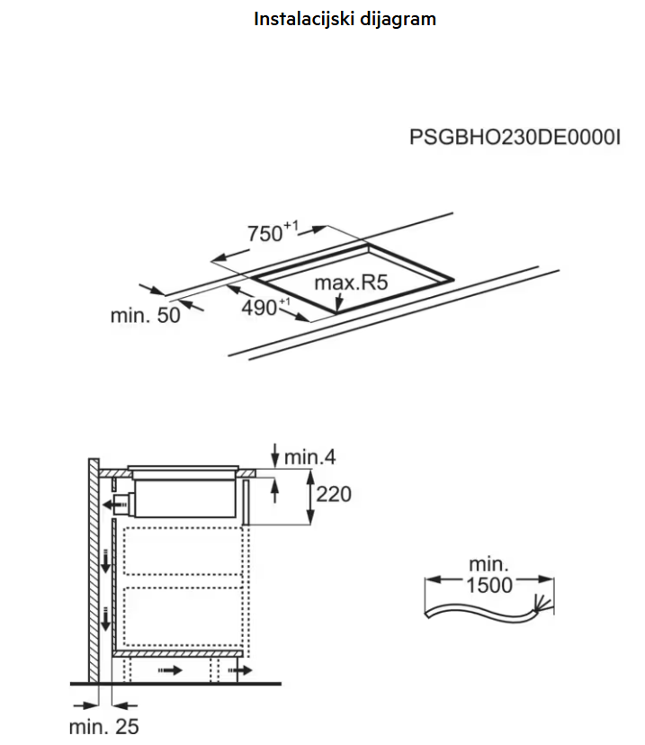 949597895 UGRADBENA PLOČA AEG CCE 84543FB