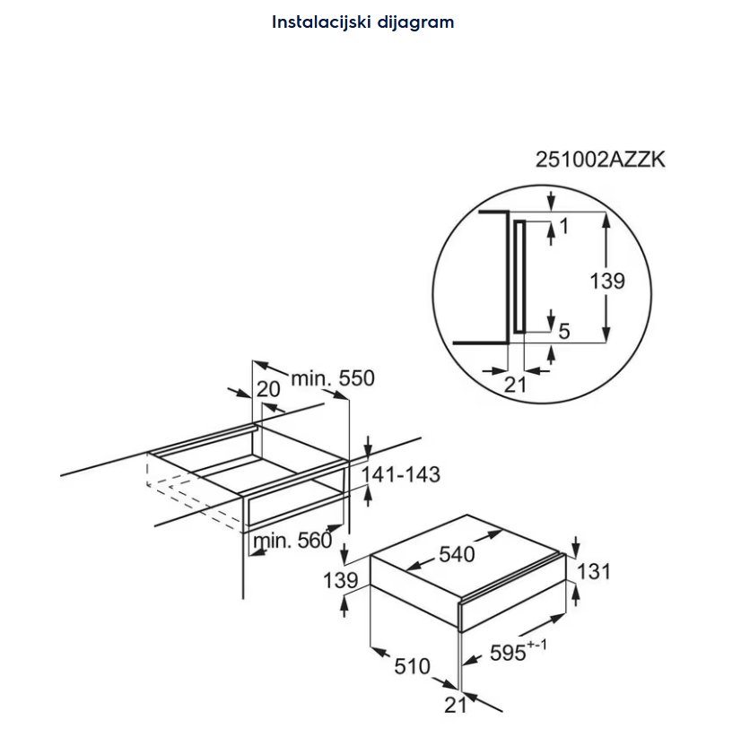 947727557 LADICA ZA VAKUMIRANJE ELECTROLUX KBV 14T