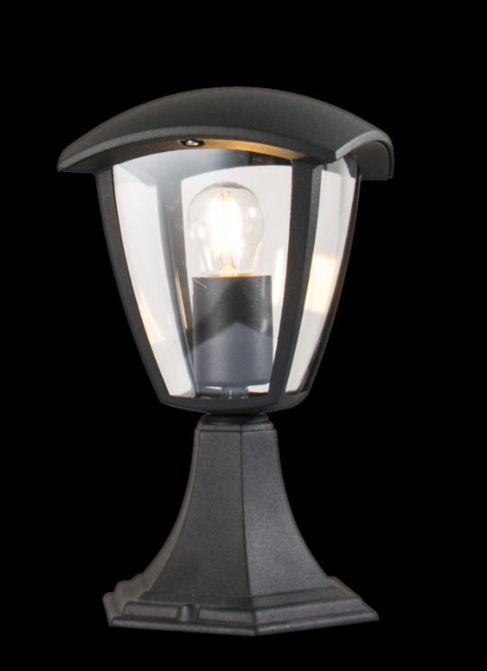 10433 SVJETILJKA PODNA LANTERNA BLACK 4 GLASS 60W 10433