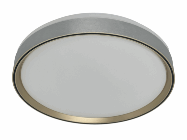 10907 SVJETILJKA STROPNA LED HAZEL PVC D480 36W 2160LM 3000-6500K SILVER BRUSHED 10907