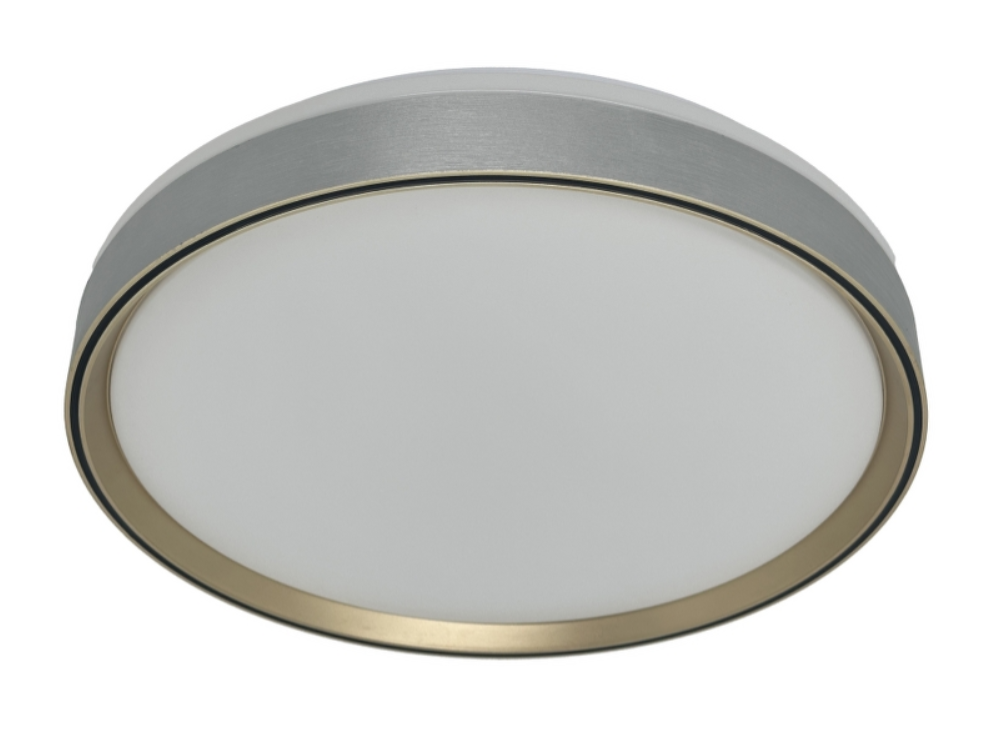 10907 SVJETILJKA STROPNA LED HAZEL PVC D480 36W 2160LM 3000-6500K SILVER BRUSHED 10907