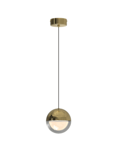 AT10940 SVJETILJKA VISEĆA LED LUMINIS D120 7W 280LM 3000K BRUSHED GOLD AT10940