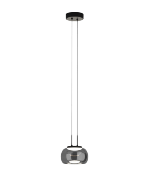 AT10947 SVJETILJKA VISEĆA LED LUXEON D180 7W 240LM 3000K MATTE BLACK AT10947