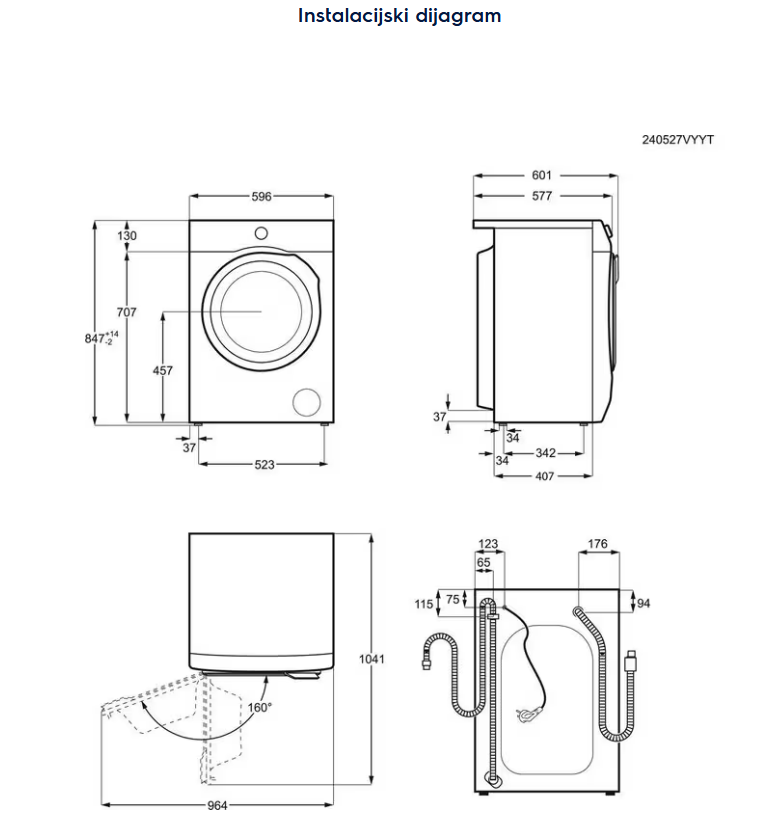 914931021 PERILICA RUBLJA ELECTROLUX EW6 F3484E