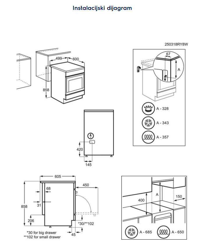 943005705 ŠTEDNJAK ELECTROLUX LKR 540066W
