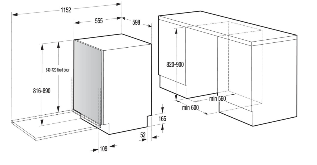 745212 PERILICA POSUĐA GORENJE GV 663A66