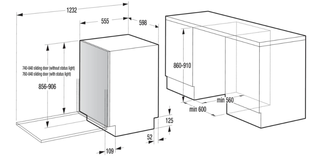 745229 PERILICA POSUĐA GORENJE GV 663B65 XXL
