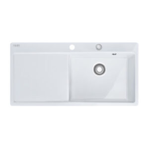 124.0335.707 SUDOPER FRANKE MTK 611-100 GLEČER BIJELI LIJEVI