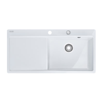 124.0335.707 SUDOPER FRANKE MTK 611-100 GLEČER BIJELI LIJEVI