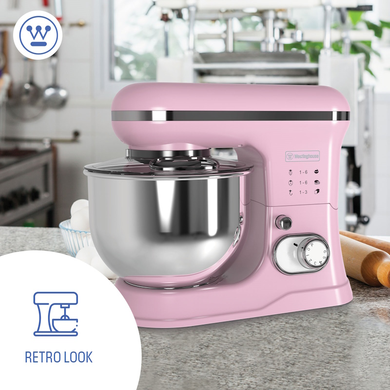 WKSMXR498PK MIKSER STOJEĆI WESTINGHOUSE RETRO PINK WKSMXR498PK