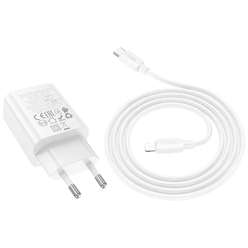 N63TYPECLIGHTNING PUNJAČ KUĆNI TYPE C / LIGHTNING HOCO PD30W