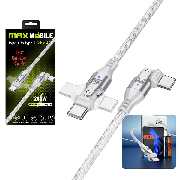 A03WHITE KABEL DATA MAXMOBILE A04 TYPE C-TYPE C A04 WHITE