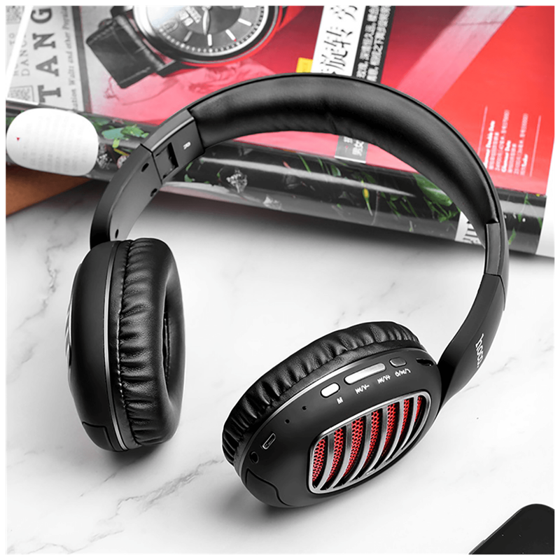 W23BRILLIANTBLACK SLUŠALICE BEŽIČNE BLUETOOTH HOCO W23 BRILLIANT BLACK