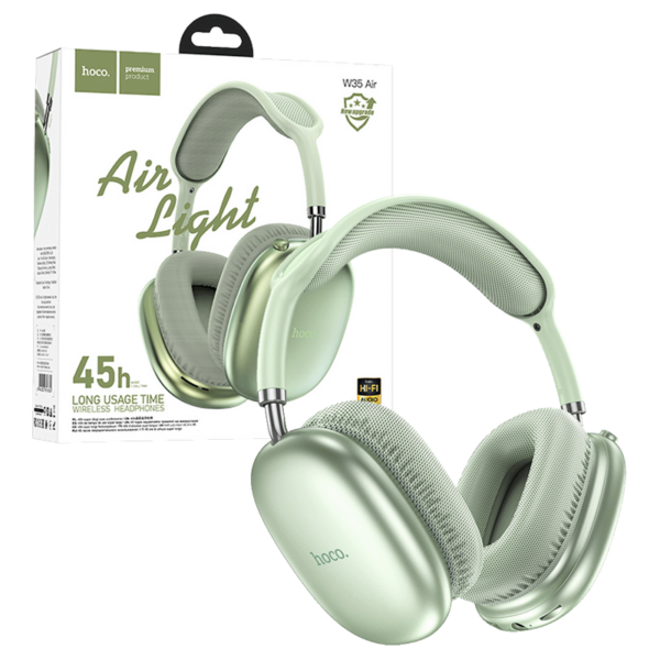W35AIRTRIUMPHGREEN SLUŠALICE BEŽIČNE BLUETOOTH HOCO W35 AIR TRIUMPH GREEN