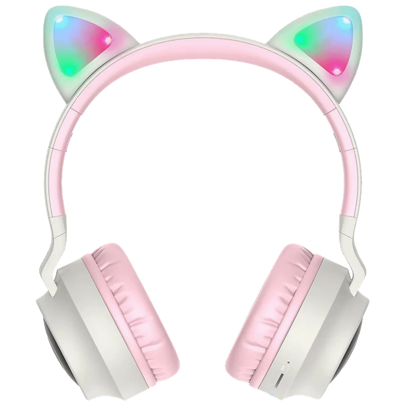 W27 SLUŠALICE BEŽIČNE BLUETOOTH HOCO W27 CAT EAR GRAY