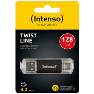 USB3.2-128GB/TWISTLINE USB MEMORIJA 128 GB 3.2 TWIST LINE USB-C/USB-A