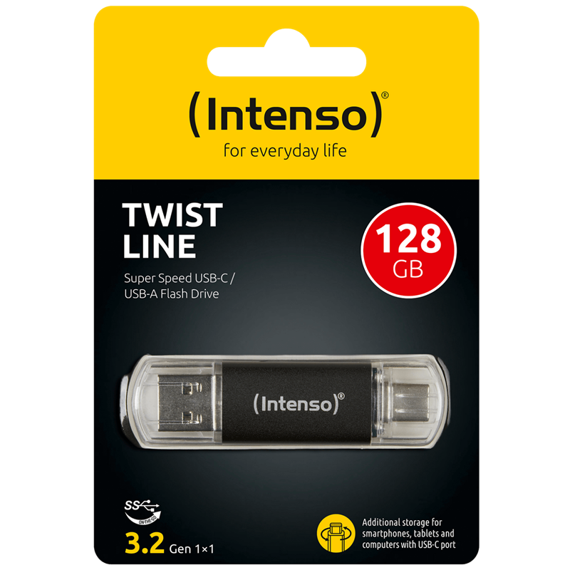 USB3.2-128GB/TWISTLINE USB MEMORIJA 128 GB 3.2 TWIST LINE USB-C/USB-A