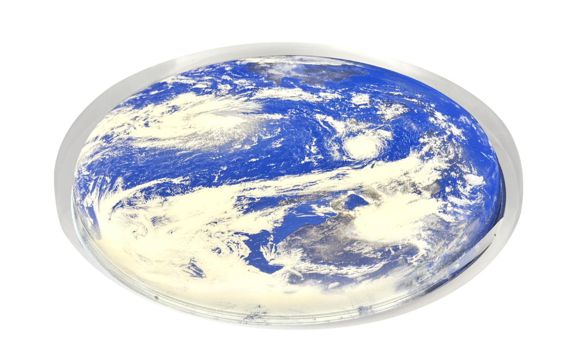 10914 SVJETILJKA STROPNA LED EARTH PVC D400 24W 3000-6500K IP20 10914