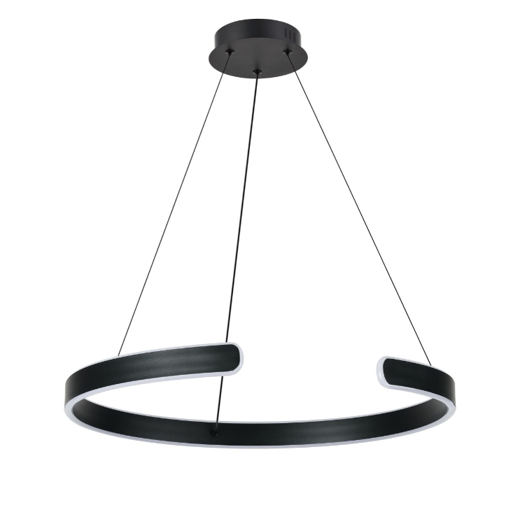 10129 SVJETILJKA VISEĆA LED D600 45W 3000-6000K IP20 BLACK 10129