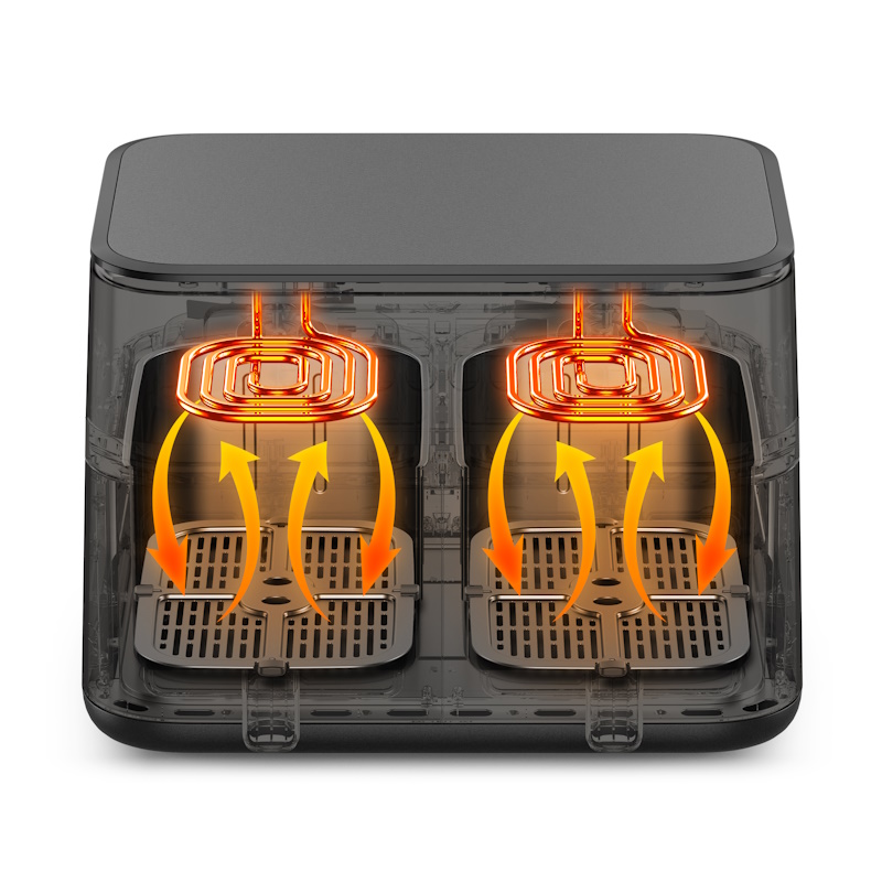 SOL97989 FRITEZA NA VRUĆI ZRAK SOLIS AIR FRYER DUO SOL 97989