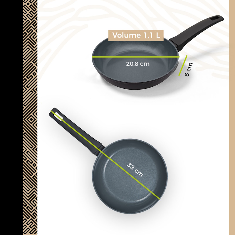 BLCFP02020BK TAVA DELIGHT 20cm BLACK BLCFP02020BK