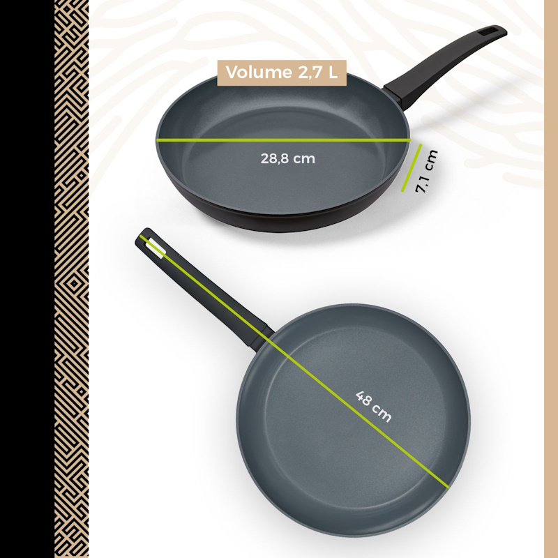 BLCFP02028BK TAVA DELIGHT 28cm BLACK BLCFP02028BK