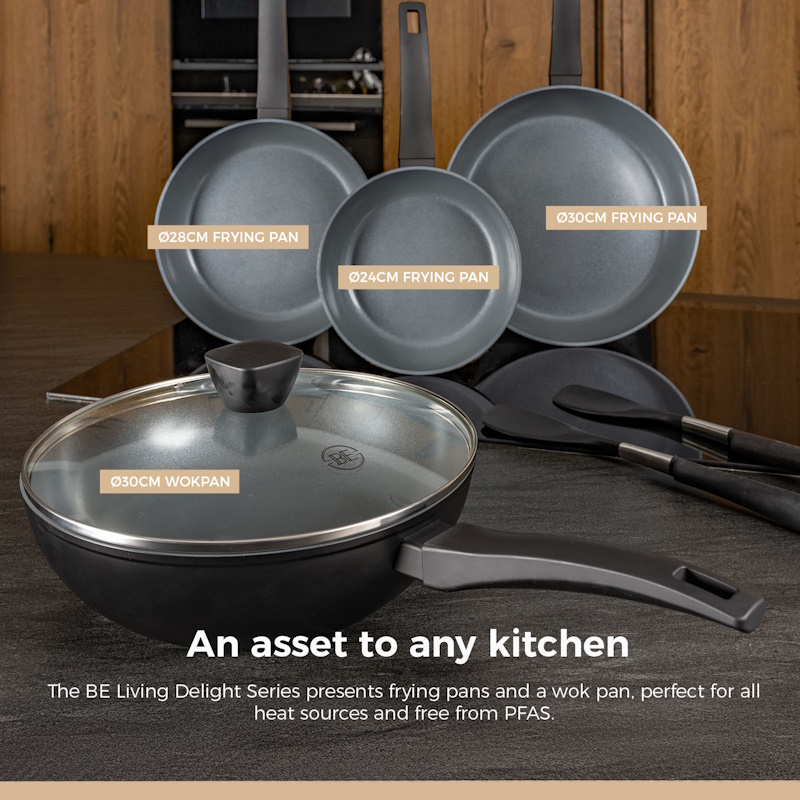 BLCWK02028BK WOK DELIGHT 28cm BLACK BLCWK02028BK