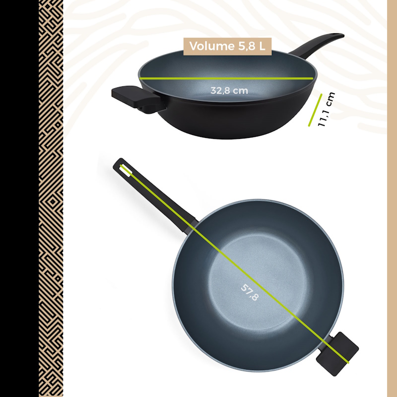 BLCWK02032BK WOK DELIGHT 32cm BLACK BLCWK02032BK