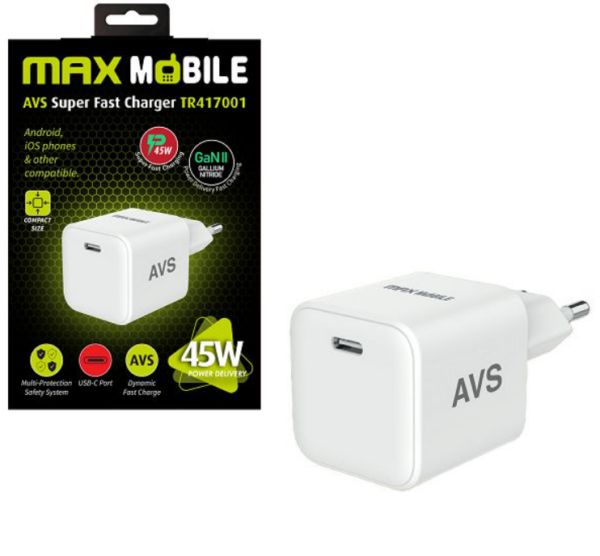 TR417002 PUNJAČ KUĆNI PD USB-C 65W MAXMOBILE TR417002