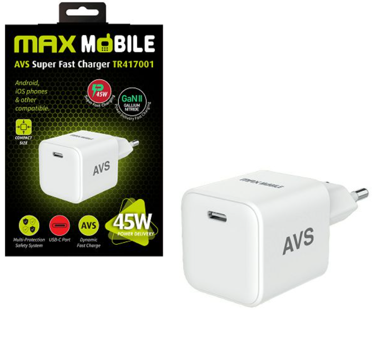 TR417002 PUNJAČ KUĆNI PD USB-C 65W MAXMOBILE TR417002