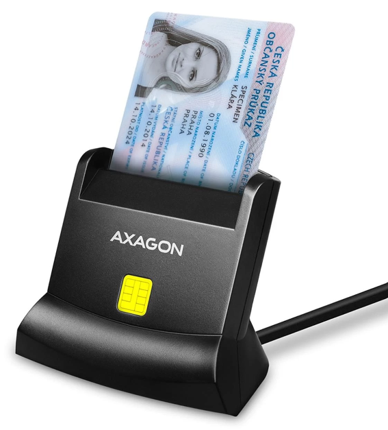 0001288935 ČITAČ PAMETNIH KARTICA AXAGON CRE-SM4N USB 2.0