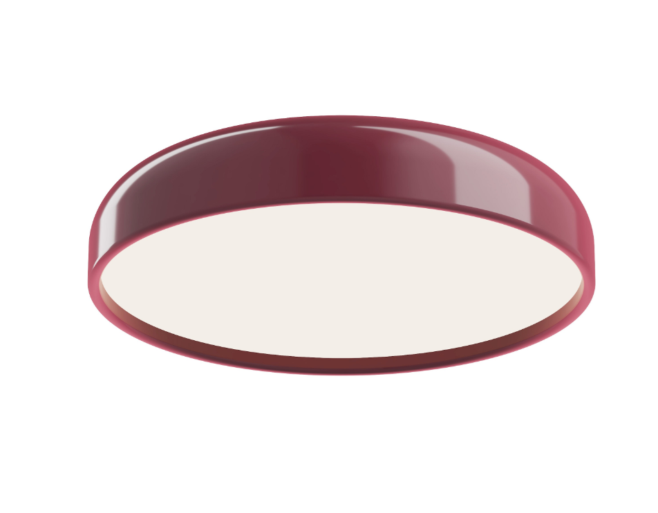 11128 SVJETILJKA STROPNA LED SARIA D400 27W 4000K GLOSSY DARK RED 11128